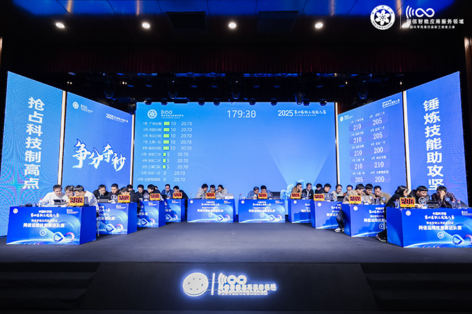 网信智能应用服务领域比赛现场